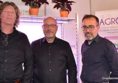 Roy Visser and Mark van der Ende of Agro-LED had invited producer Raffaello Montanari of C-LED.